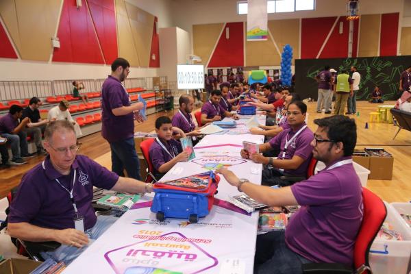More Than 1,500 School Bags Packed and Distributed to Jubail Area Children