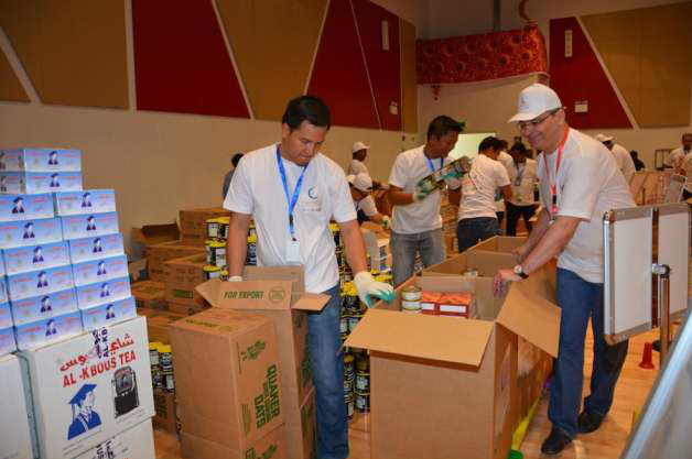 Sadara Takes Lead in Ramadan Food Basket event 2014.