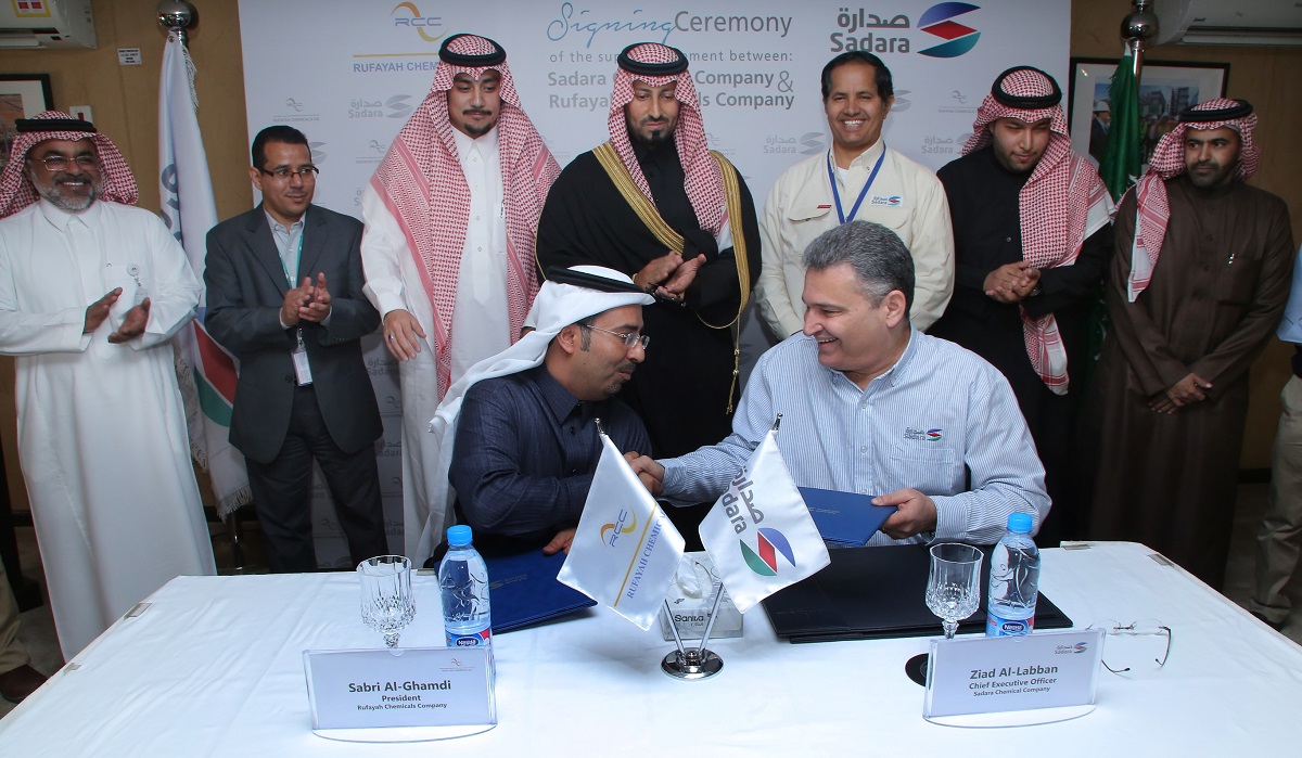 Sadara Signs Partnership Agreement with Rufayah Chemicals Company.